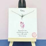 94100, GOLD DIPPED, "FAIRY" DAINTY CUBIC ZIRCONIA NECKLACE