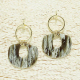 Geometric Celluloid Acetate Earring