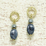 Ceramic Stone Dangle Earring