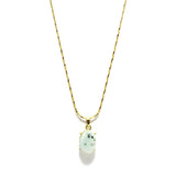 94225, DAINTY SEMI PRECIOUS STONE PENDANT NECKLACE