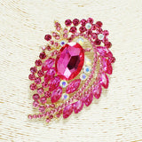 94468, MULTI SHAPE RHINESTONE PIN BROOCH