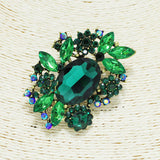 94472, MULTI SHAPE RHINESTONE PIN BROOCH
