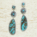Western Turquoise Stone Drop Dangle Earring