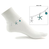 94574, STARFISH CHARM ANKLET, SEA LIFE, OCEAN THEME