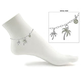 94576, TROPICAL PALM TREE CHARM ANKLET
