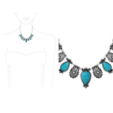 Western Concho with Turquoise Necklace