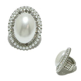 94634, OVAL PEARL ACCENT STRETCH BRACELET