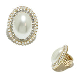 94634, OVAL PEARL ACCENT STRETCH BRACELET