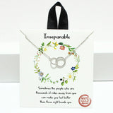 94709, GOLD DIPPED, "INSEPARABLE" DAINTY ROUND LINKED NECKLACE
