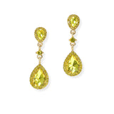 94755, TEARDROP RHINESTONE ACCENT EARRING
