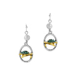 Epoxy SEA Turtle Dangle Earring