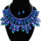 94979, RHINESTONE EVENING NECKLACE SET, WEDDING, BRIDAL, PROM