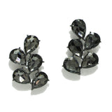 95006, TEARDROP RHINESTONE ACCENT EVENING EARRING, WEDDING, BRIDAL, PROM