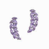 95040, MARQUISE RHINESTONE ACCENT EVENING EARRING