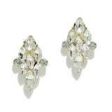95041, RHINESTONE EVENING EARRING, WEDDING, BRIDAL, PROM