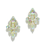 95041, RHINESTONE EVENING EARRING, WEDDING, BRIDAL, PROM