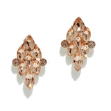 95041, RHINESTONE EVENING EARRING, WEDDING, BRIDAL, PROM