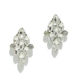 95041, RHINESTONE EVENING EARRING, WEDDING, BRIDAL, PROM
