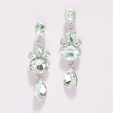 95046, RHINESTONE EVENING DANGLE EARRING