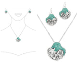 Seashell Glitter Pendant Necklace, SEA Life, Ocean Theme