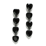 Heart Rhinestone Drop Dangle Earring, Valentine's DAY