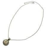 95166, ROUND CUBIC ZIRCONIA DESIGNER INSPIRED PENDANT NECKLACE