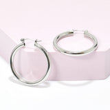 95169, 30MM ROUND HOOP EARRING