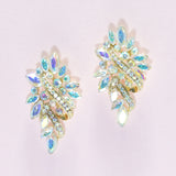 95176, RHINESTONE EVENING EARRING, WEDDING, BRIDAL, PROM