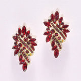 95176, RHINESTONE EVENING EARRING, WEDDING, BRIDAL, PROM