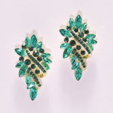 95176, RHINESTONE EVENING EARRING, WEDDING, BRIDAL, PROM