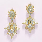 95179, RHINESTONE EVENING EARRING, WEDDING, BRIDAL, PROM