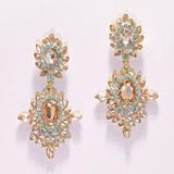 95179, RHINESTONE EVENING EARRING, WEDDING, BRIDAL, PROM