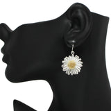 95221, DAISY FLOWER DANGLE EARRING