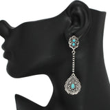 Western Teardrop Accent Dangle Earring