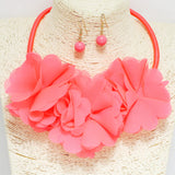 95313, COLORFUL FLOWER NECKLACE
