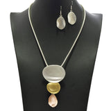 95348, GEOMETRIC METAL NECKLACE