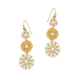 95376, ROUND DROP SEED BEAD EARRING