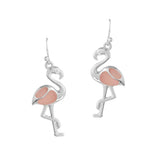 Tropical Flamingo Dangle Earring