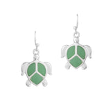 SEA Turtle Dangle Earring, SEA Life, Ocean Theme