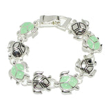 95420, SEA TURTLE MAGNETIC CLOSE BRACELET, SEA LIFE, OCEAN THEME
