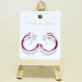 95427, BOLD ROUND HOOP EARRING