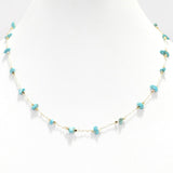 Natural CUT Semi Precious Stone Necklace - view 2