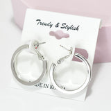 95581, ROUND HOOP EARRING