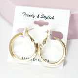 95581, ROUND HOOP EARRING