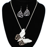 95587, BUTTERFLY PENDANT NECKLACE