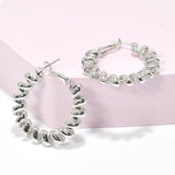 95729, 35MM SPRING LOOK ROUND HOOP EARRING