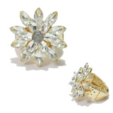 95761, MARQUISE RHINESTONE STRETCH RING