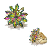 95761, MARQUISE RHINESTONE STRETCH RING