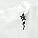 95972, MARQUISE RHINESTONE ACCENT EVENING EARRING, WEDDING, BRIDAL, PROM