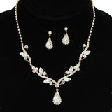 95997, BRANCH ACCENT CRYSTAL RHINESTONE NECKLACE SET